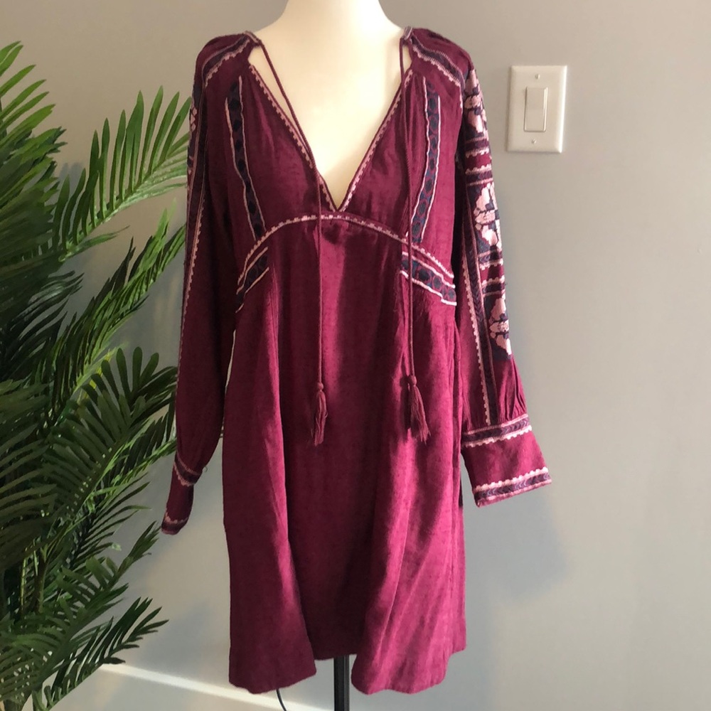 2/$30 Free People Embroidered Dress